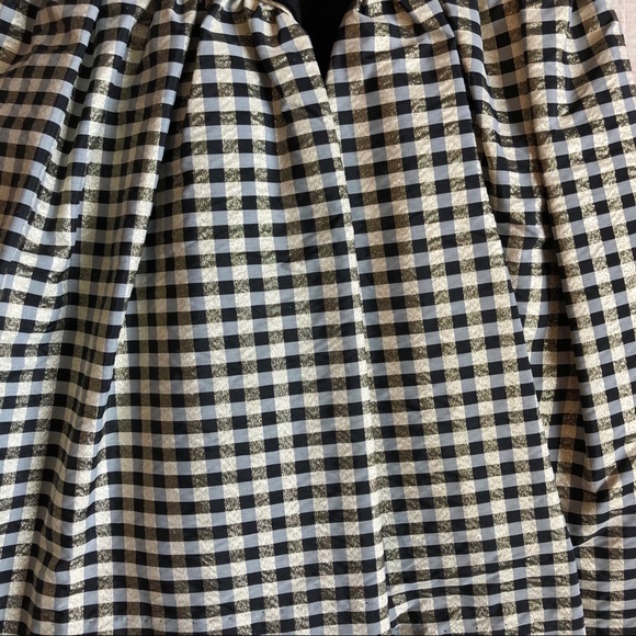 Holiday Christmas Black & Gold Girl Dress (Size 7) - Picture 3 of 8